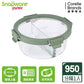SN100080092-SNAPWARE 分隔 圓形 可拆扣 玻璃 保鮮盒 - 950ml