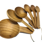 B600020014-Thai teak pure handmade measuring spoons set of six