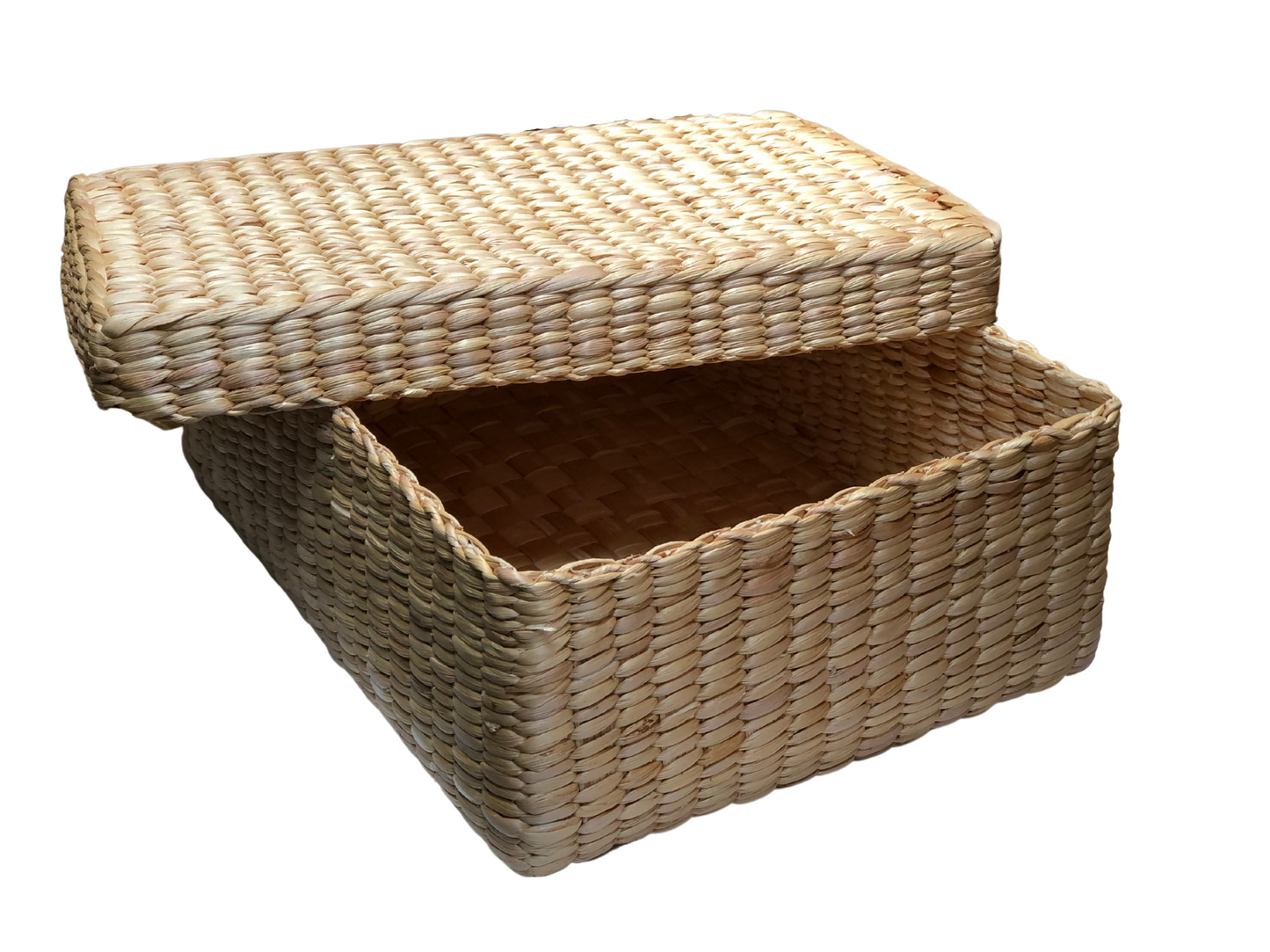 C600030026-Thailand pure handmade rattan rectangular storage box with lid