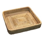 C600030005V-Thailand pure handmade rattan flat rectangular storage basket (large, medium, small)