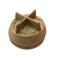 C600030028-Thailand pure handmade rattan cross bottom small storage basket