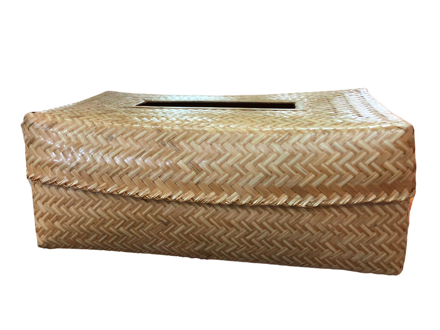 C600030001-Thailand pure handmade rattan rectangular surface carton